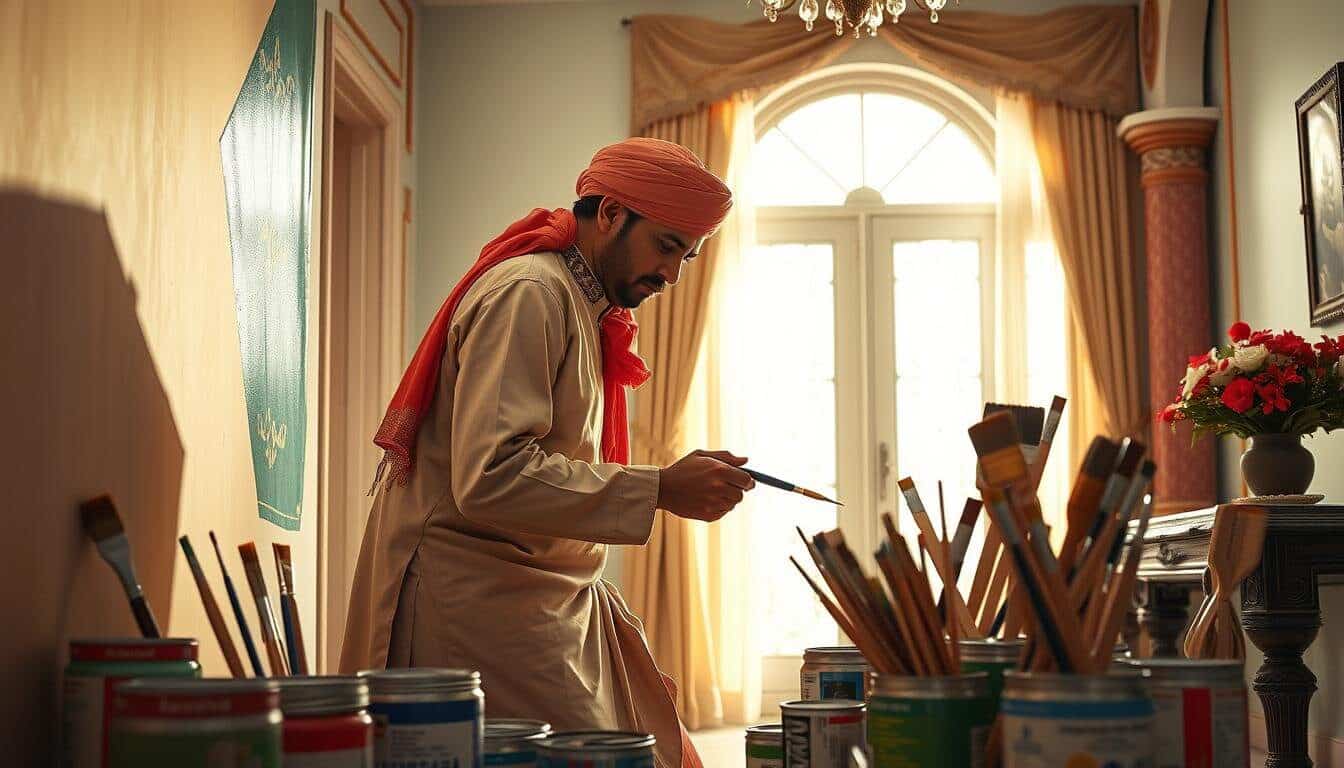 معلم صباغ المنصورية الكويت - أصباغ وديكورات متميزة