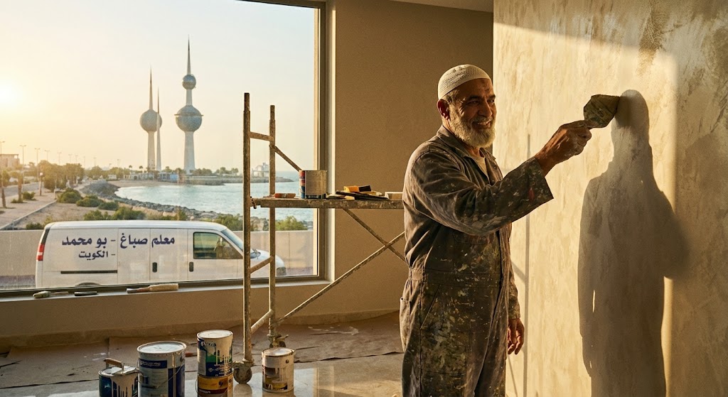 معلم صباغ في الكويت - أصباغ وديكورات متميزة
